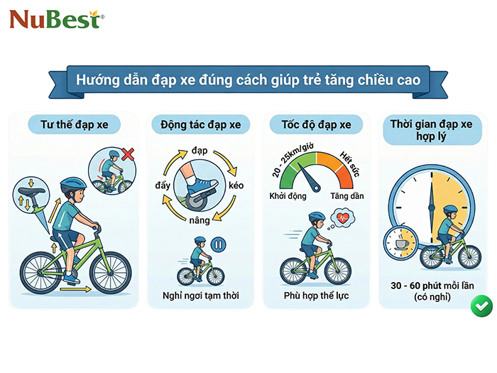 Đạp xe giúp tăng cơ như thế nào? Hướng dẫn tập chuẩn