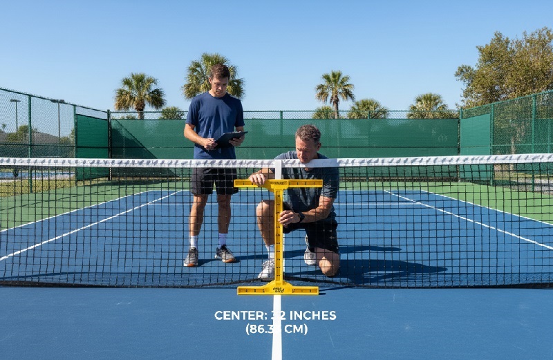 Chiều cao lưới Pickleball tiêu chuẩn là bao nhiêu?