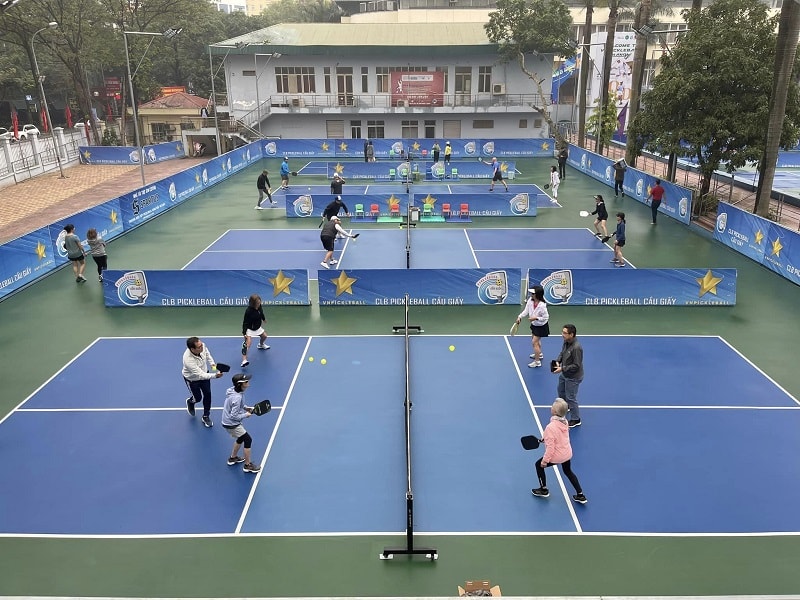 kích thước sân pickleball