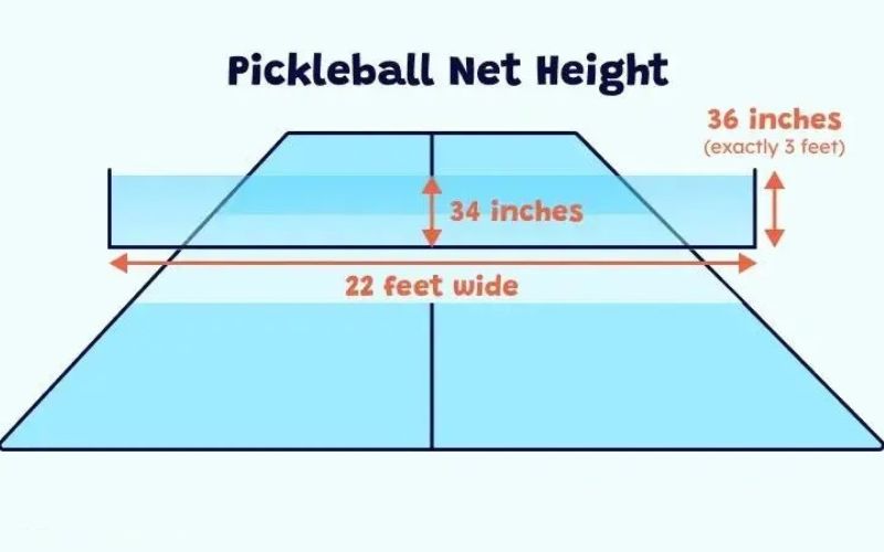 kích thước sân pickleball