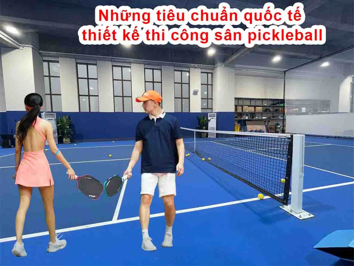 Kích thước sân Pickleball mini chuẩn quốc tế