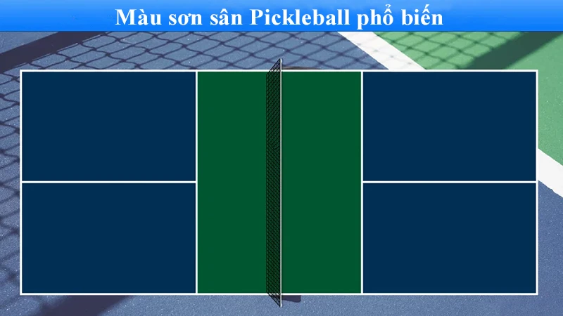 Kích thước sân Pickleball tiêu chuẩn