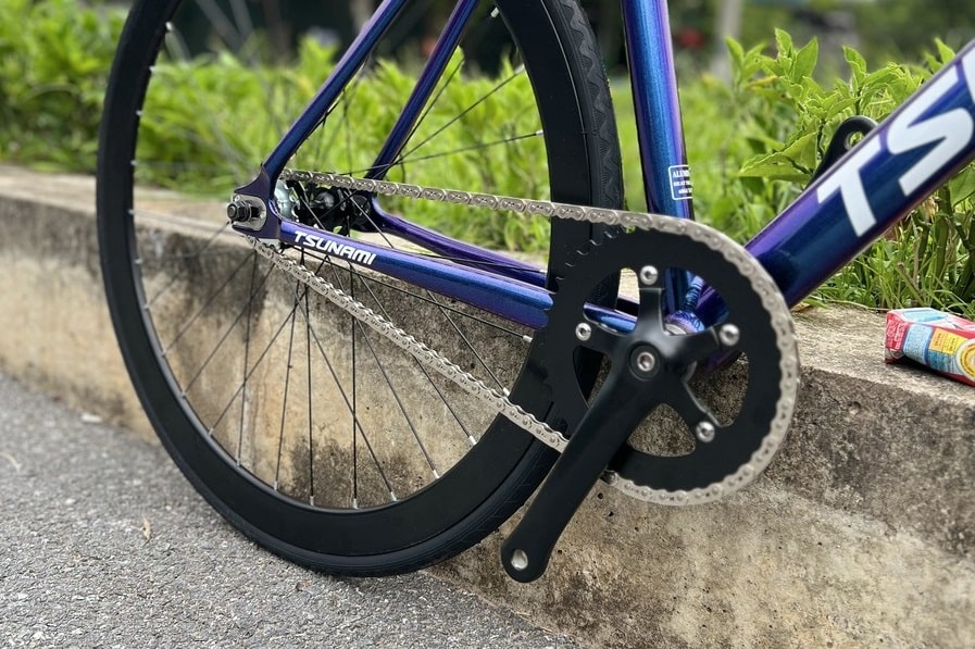 Review mẫu xe đạp Fixed Gear tsunami snm100