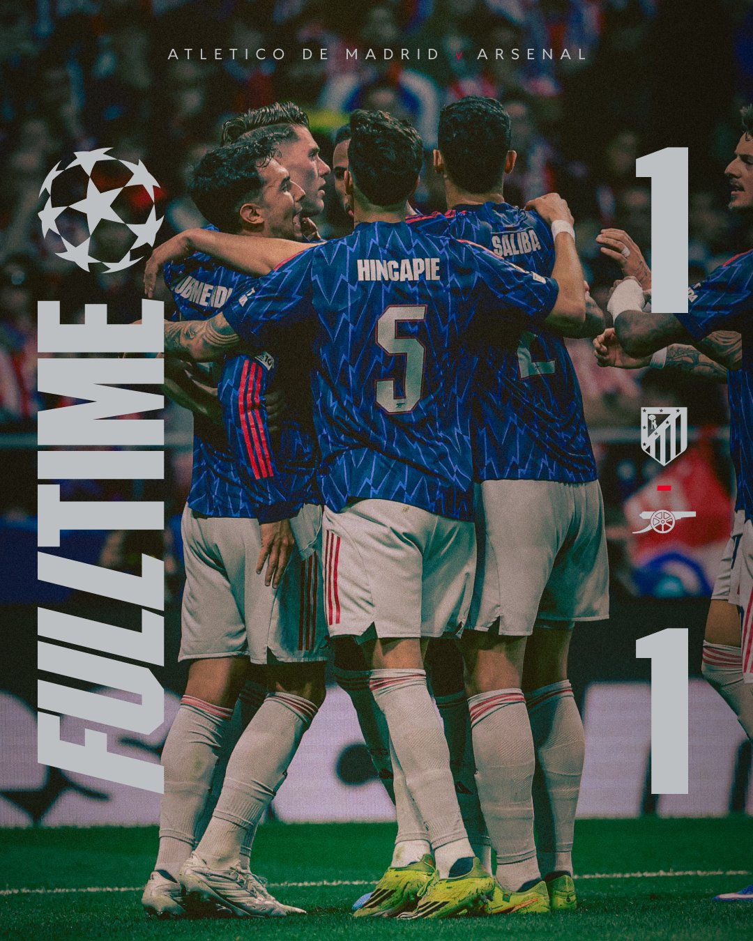 Số liệu thống kê về Arsenal gặp Atlético Madrid: Tổng quan đối đầu, phong độ và các điểm cần chú ý